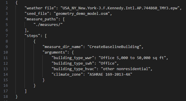 CLI Method osw file structure